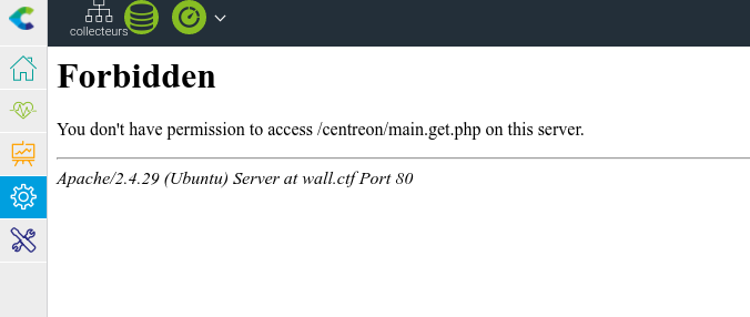 The server shows a 403 status code